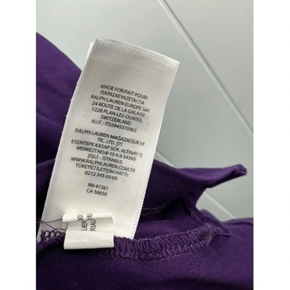 Polo Ralph Lauren Mens 4XB Purple Short Sleeve Embroidered Polo Shirt Big Tall
